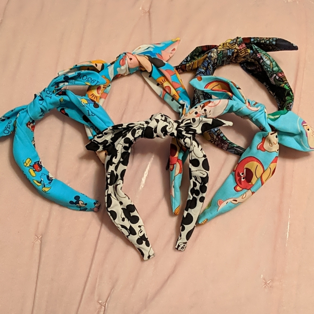 Handmade knotted headbands (bundle of 5!)